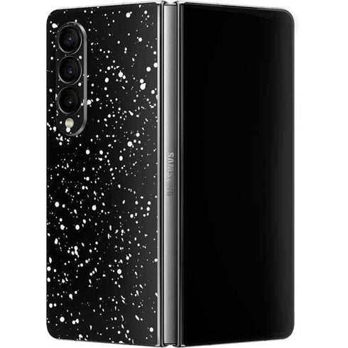 Black Speckle Galaxy Z Fold4 5G Skin